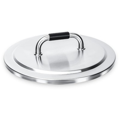 Feuerschale Edelstahl Deckel Ø 50cm für Solo Stove Bonfire, Edelstahl-Feuerst...