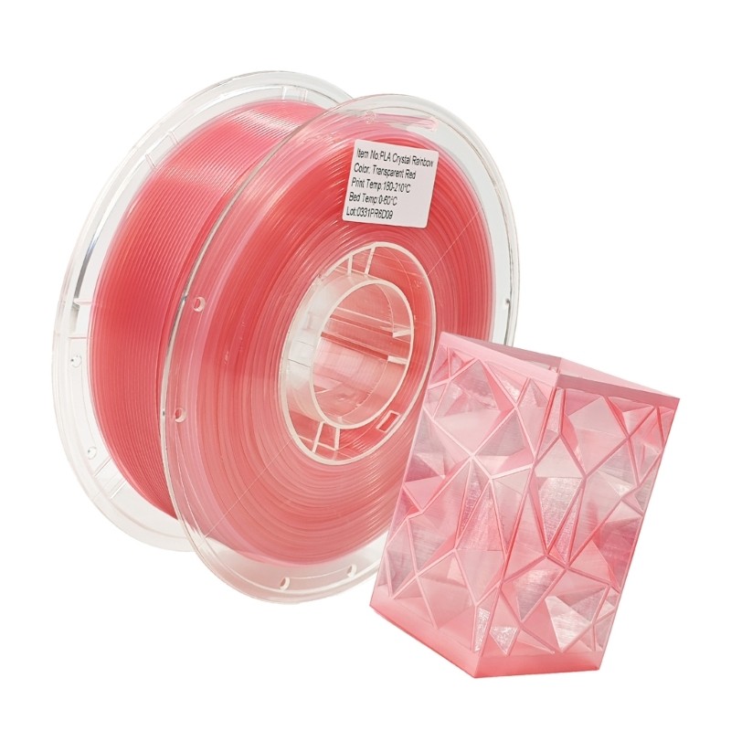 PLA1.75 Mm Filament Spool, Crystal-Style Material for Printing Materials