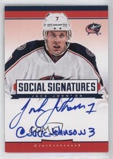 2013-14 Panini Crown Royale Social Signatures Jack Johnson #SS-JA Auto 2a8