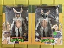 NECA TEENAGE MUTANT NINJA TURTLES BUNNY BEBOP & ROCKSTEADY COMPLETE LOOT CRATE