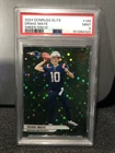 2024 Panini Donruss Elite - Drake Maye #185 Green Disco (RC) PSA 9