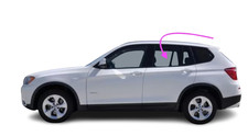 Fits: 2011-2012 BMW X3 4D Utility Driver Side Rear Left Door Window Glass- Clear