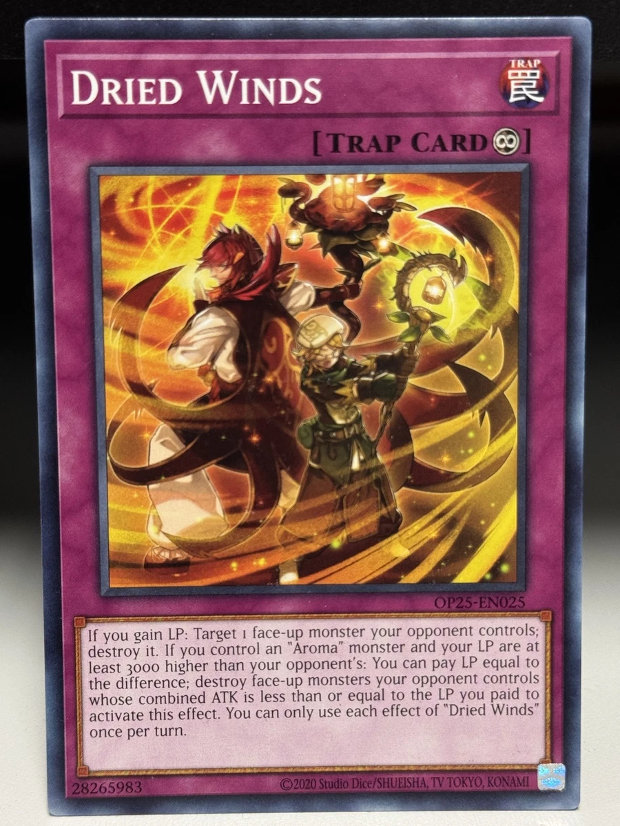 yugioh ots 25 card list Dried Winds OP25-EN025 OTS Tournament Pack 25 for sale
