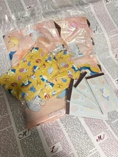 Mr. Donut Pokémon Lot: Bag, Pouch, Memo Pad, Used, Good Condition, Rare