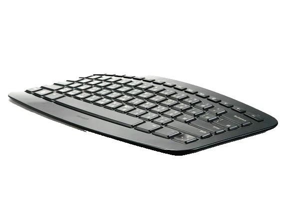 Teclado Inalámbrico Microsoft Arc con Dongle 1392 - Probado - Excelente Estado - Foto 2 de 4