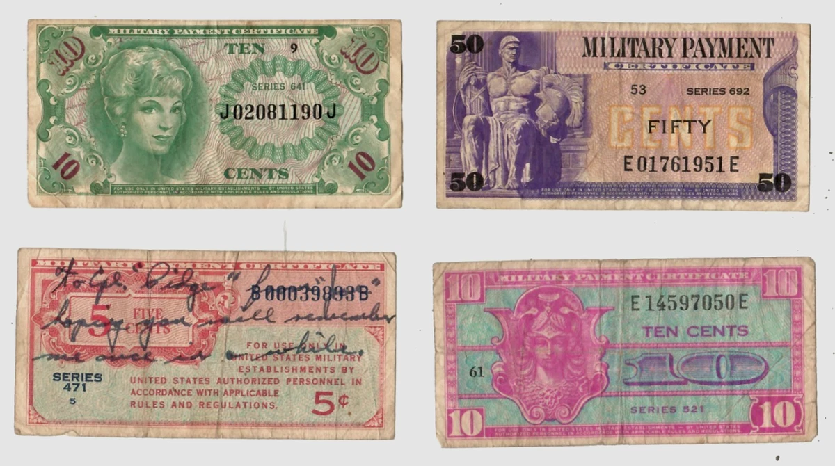 Circulated $1 US Military Payment Certificates for sale | eBay