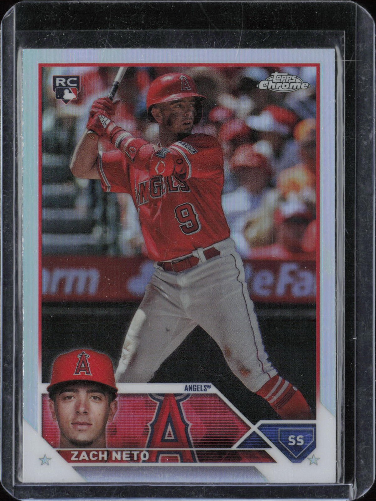 2023 Topps Chrome Update #USC34 Zach Neto Refractor