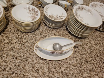 Vtg Noritake China 5142 LASALLE Dining Service Set 85 Pieces 11
