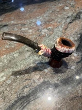 Nording Harmony Rocky Patel Pipe –Hand-Painted Danish Briar Estate – 7” Freehand