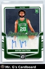 Anton Watson RC 2024 Panini #SS-WAT Signature Series Boston Celtics