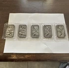 1 troy oz.999 fine silver bars sealed in plastic 5 bars sell by each bar
