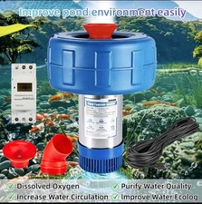 15000GPH Pond Fountain Aerator 110V, Floating Pump w/ 100Ft Cord for Ponds, New