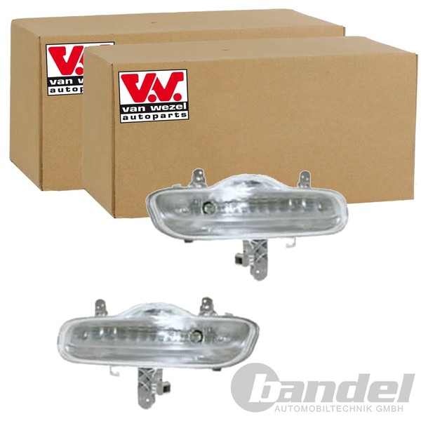 2X VAN Wezel Tagfahrleuchten Satz Passend FüR Fiat Panda Links+Rechts-image