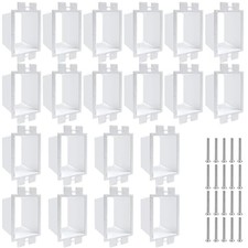 20 PCS BE1-2 Electrical Outlet Box Extenders with 40PCS Screws, 1-Gang 