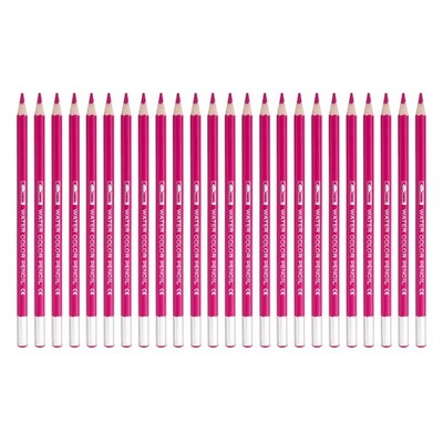 24 Aquarellstifte zum Ausmalen, Zeichnen und Malen, rosa