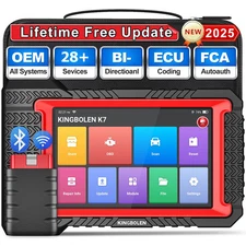 Car Diagnostic Tool Full System OBD2 Scanner ECU Coding Active Test 28 Resets