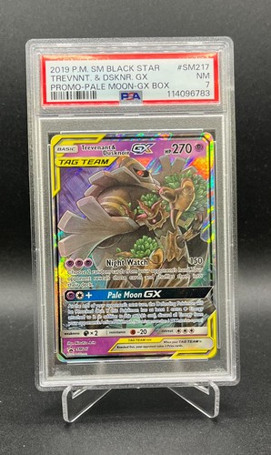 Trevenant & Dusknoir-GX graded PSA 7 for sale on eBay