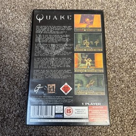 Sega Saturn Quake - PAL - Complete With Manual