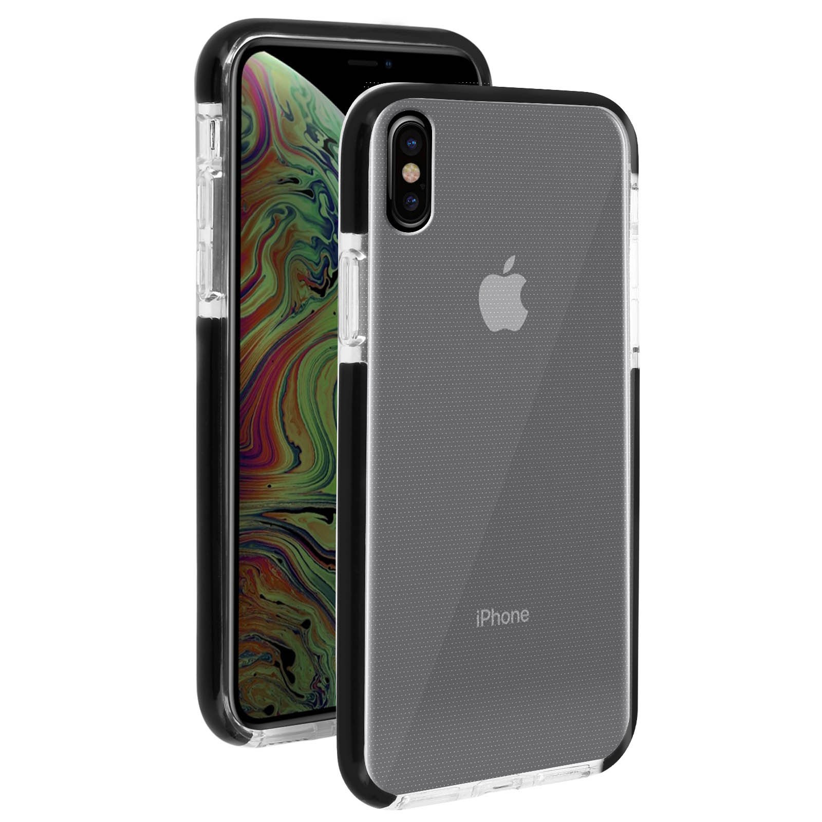 Coque iPhone XS Max Akashi transparente avec bords renforcés - 2