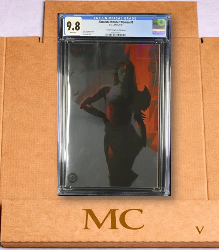 Absolute Wonder Woman #1 CGC 9.8  2nd Print Dekal Foil DC TOP POP Only 36 Graded