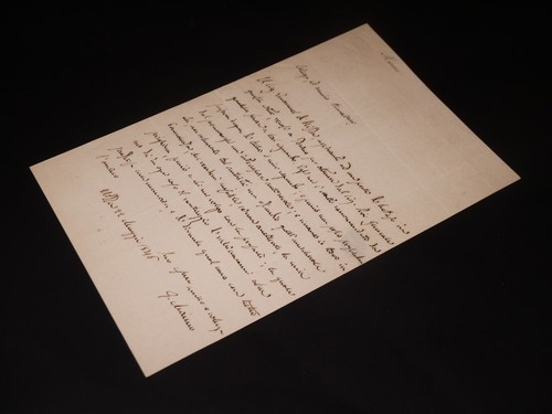 Giuseppe MANNO (1786-1868) - Lettre autogrpahe signée - Manuscrit - Photo 6 sur 9