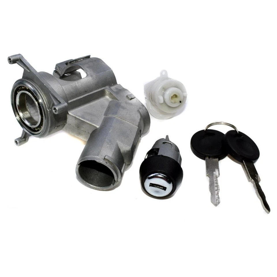 Ignition Column Lock Cylinder Housing Switch Set For VW Cabriolet Jetta Golf Foto 4 de 4