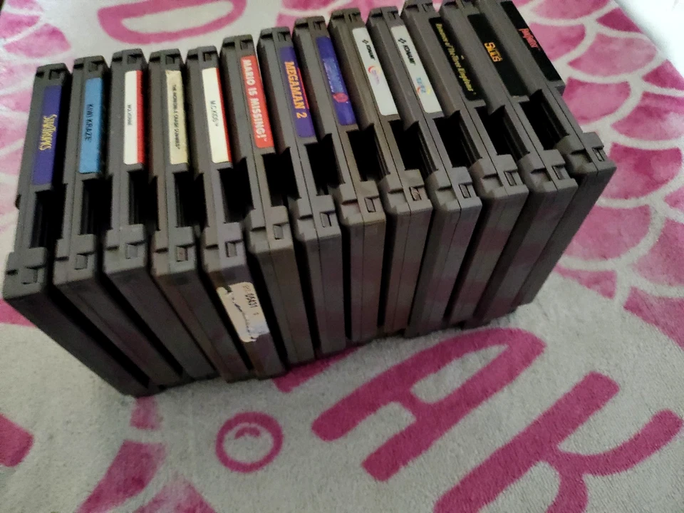 Лот товаров NES необычные 13 игр Megaman Contra Final Fantasy подлинный чек описание  - Изображение 4 из 4