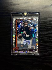2025 Topps Chrome Caleb Williams Auto Purple Lava Refractor #50/75 Bears