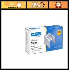 Heavy-Duty 24/8 mm Staples - Box of 5,000 for Office Home Use, Strong Reliab