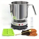DIY Soap Making Kit Soap Mlting Pouring Pot Soap Heating Melter Mold Crafts Tool