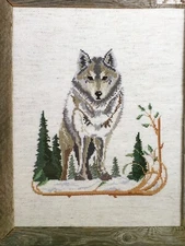 Wolf Loup Forest Cross Stitch Kit NEW 3052-11 Janlynn Designs for the Needle