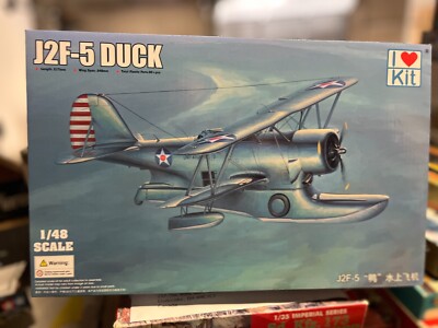 I LOVE KIT(TRUMPETER) # 64805   1/48th SCALE GRUMMAN J2F-5 DUCK PLASTIC MODEL