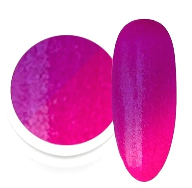 KM-NAILS 5ml Thermogel magenta/ pink met. Top Qualität made in Germany LED und UV härtend