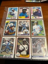 18 Andre Dawson Cards with Rookie NM Expos Cubs