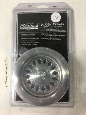 Jone Stephans B03401 Brushed Stainless Disposal Insinkerator NEW