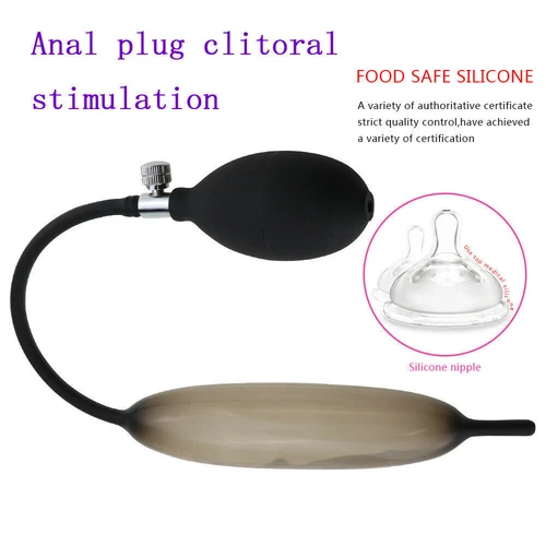 USA Male Silicone Inflatable Urethral Sounding Stretcher Penis Plug Tube Sex Toy - Picture 6 of 21