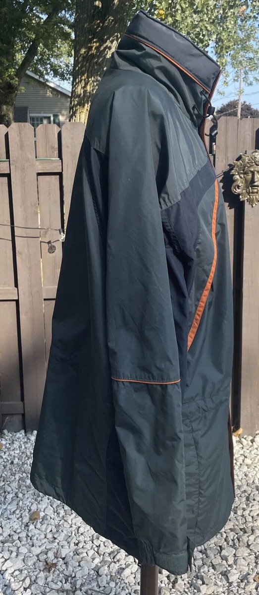 Columbia Jacket Hooded RN 69724 CA 05367 Sz Large Mens Rain Jacket