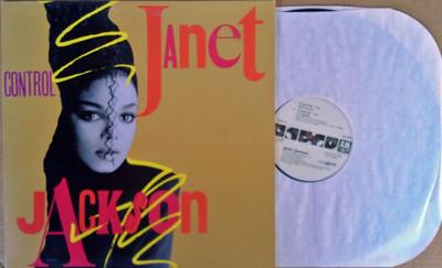 JANET JACKSON - CONTROL -12'' EP - (3) MIXES - VIDEO MIX, DUB, A CAPPELLA - WLP