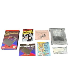 Nintendo NES Cleaning Kit 1989 COMPLETE w Box Manual and Ads