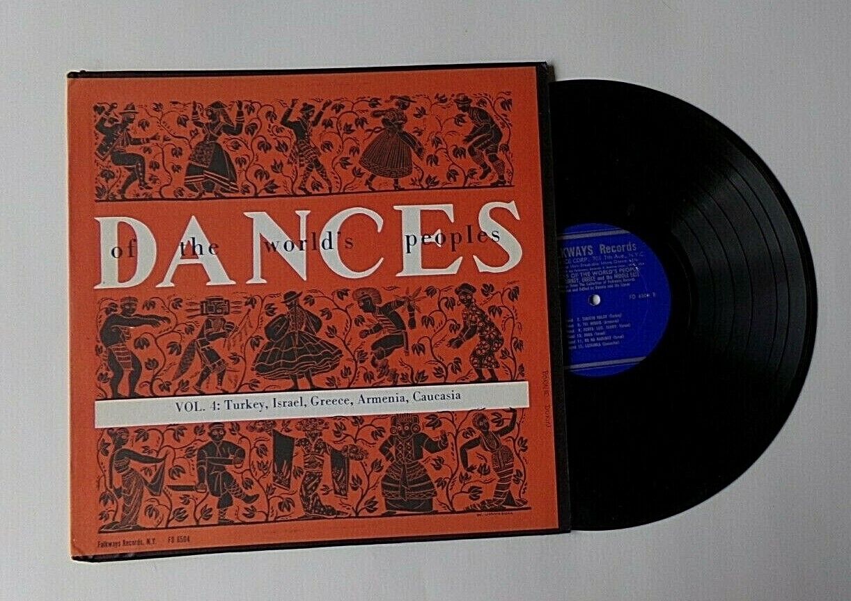 Dances of the World's Peoples Volume 4 Turkey, Israel and Greece 33LP