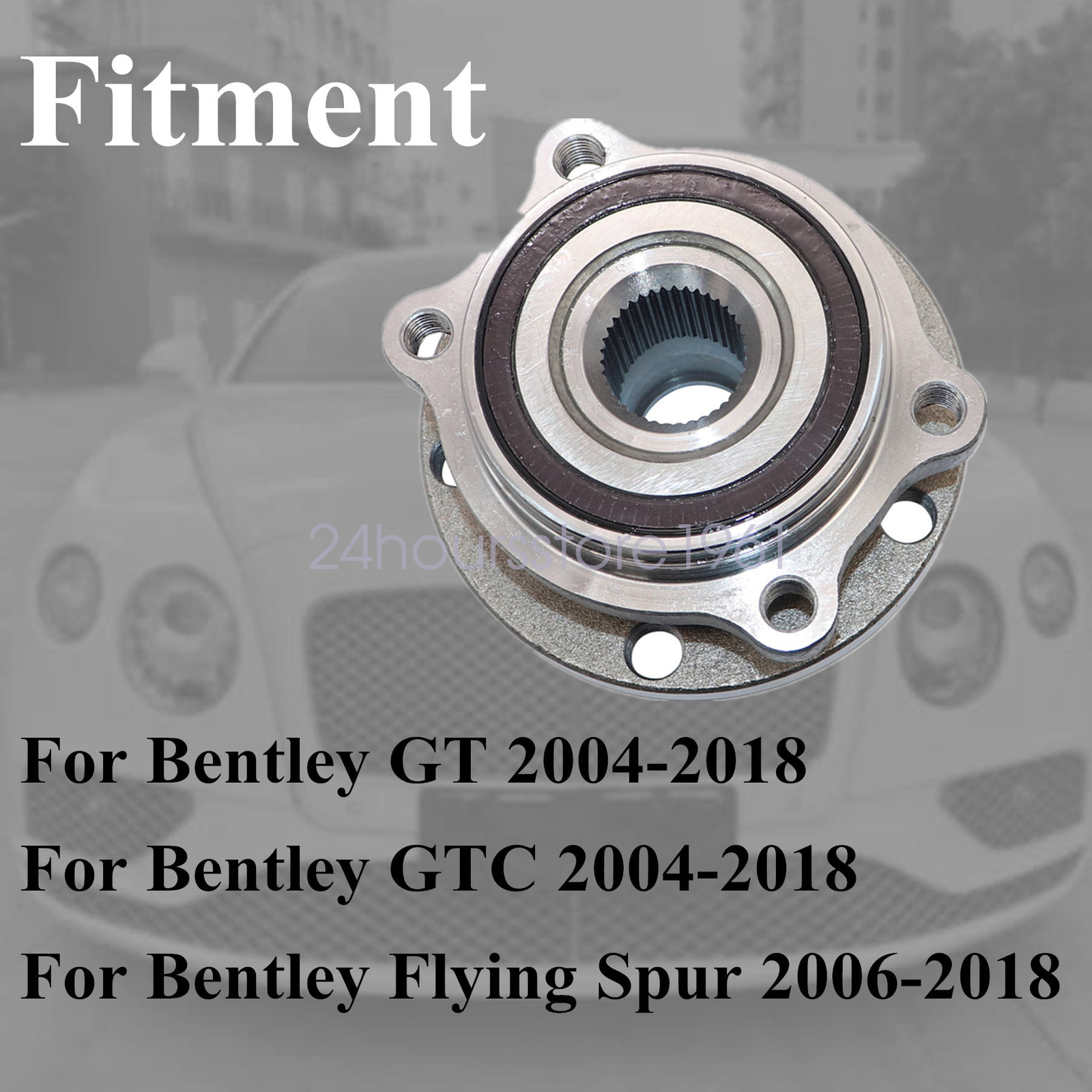 Bentley Continental GT 2004-2018 Hub bearing assembly P/N 3W0407613E