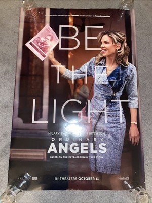 Ordinary Angels DS Theatrical Movie Poster 27x40 Hillary Swank Original Release