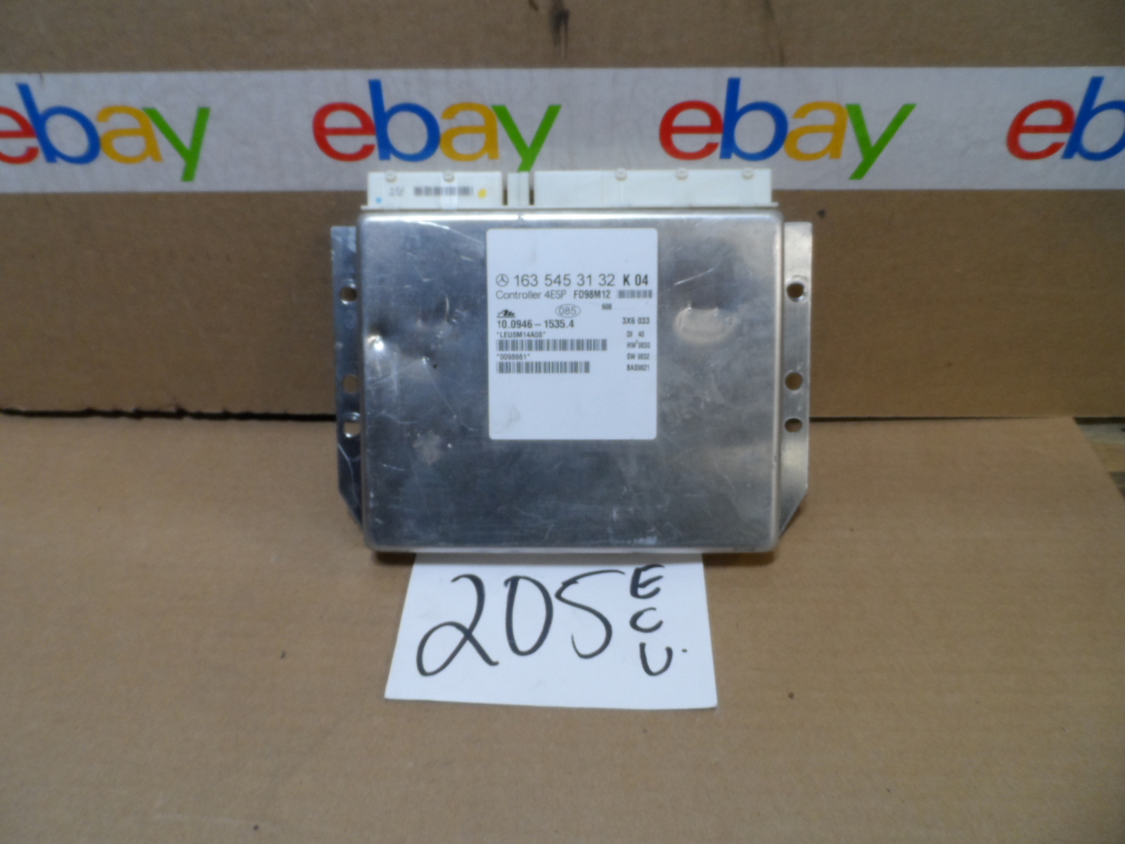 1999 MERCEDES-BENZ ML 430 #205 Engine Computer ECM ECU 163 545 3132