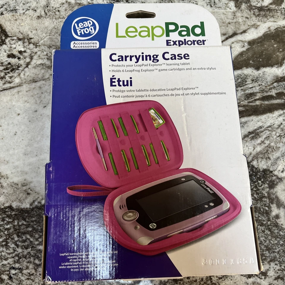 Leap Frog Leap Pad Explorer Carrying Case Holds 6 Cartridges & 1 Stylus Green - Image 3 of 3