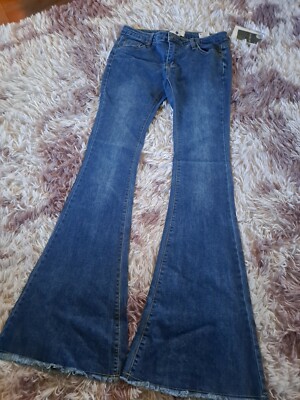 AC For AG Boot Cut Flare Jeans Tall, Blue Waist 30 BNWT RRP £250 | eBay UK