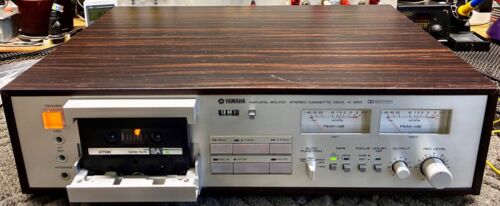 YAMAHA K-850 Stereo Vintage Cassette Tape Deck : Works OK, Looks Great!
