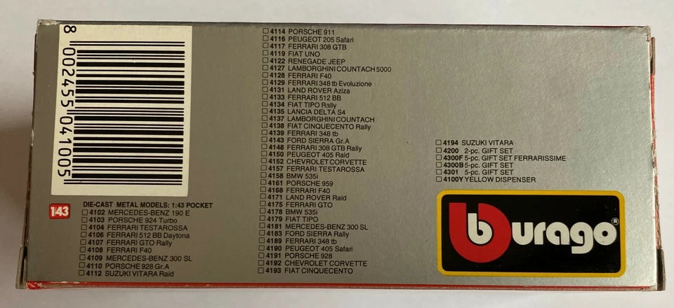 BURAGO XANTIA 16V cod. 4165 - Immagine 2 di 4