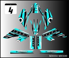 Razor MX500 MX650 graphics kit decals THICK AND HIGH GLOSS
