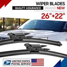 26"+22" Front Windshield Wiper Blades For Toyota Tundra 2007-2021 OEM Quality