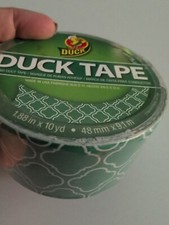 High Impact Green duct tape roll Duck Brand NIP 1.88" x 10 yd NEW DISCONTINUED